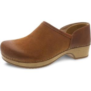 imageDansko Brenna Slip On Clogs for Women  Memory Foam and Arch Support for All Day Comfort and Support  Lightweight EVA Oustole for LongLasting WearTan