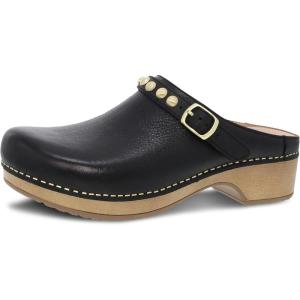 imageDansko Britton SlipOn Mule Clogs for Women  Memory Foam and Arch Support for All Day Comfort and Support  Lightweight EVA Outsole for LongLasting WearBlack