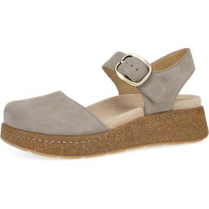 imageDansko Brynlee ClosedToe Platform Mary Jane for Women  Memory Foam and Suede Wrapped Footbed for an Extra Plush Comfort and SupportTaupe