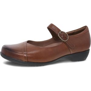 imageDansko Fawna Mary Jane for Women  Cute Comfortable Shoes with Arch Support  Versatile Casual to Dressy Footwear with Buckle Strap  Lightweight Rubber OutsoleChestnut