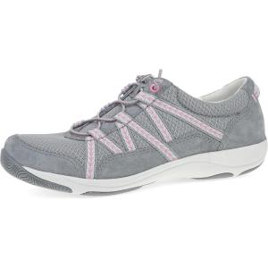 imageDansko Harlyn Lightweight Sneaker for Women  Stain Resistant Leather and Nylon Uppers and Arch Support in Flexible StyleGrey