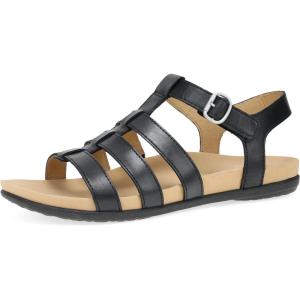 imageDansko Janice Fisherman Sandal for Women  Leather Linings and Uppers for AllDay Comfort  DualDensity EVA Footbed and Lightweight Rubber Outsole for LongLasting WearBlack