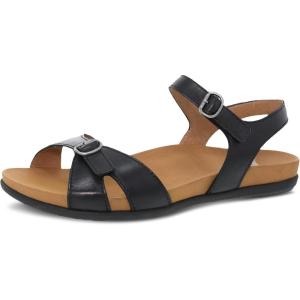 imageDansko Judith Adjustable Sandal for Women  Leather Linings and Uppers for AllDay Comfort  DualDensity EVA Footbed and Lightweight Rubber Outsole for LongLasting WearBlack