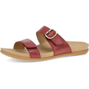 imageDansko Justine Adjustable Sandal for Women  Leather Linings and Uppers for AllDay Comfort  DualDensity EVA Footbed and Lightweight Rubber Outsole for LongLasting WearCayenne
