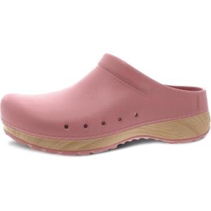 imageDansko Kane SlipOn Mule Clog for Women  Lightweight Cushioned Comfort and Removable EVA Footbed with Arch Support  Easy Clean UppersRose