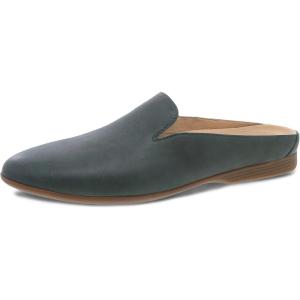 imageDansko Lexie SlipOn Mules for Women  Comfortable Flat Shoes with Arch Support  Versatile Casual to Dressy Footwear  Lightweight Rubber OutsoleGreen