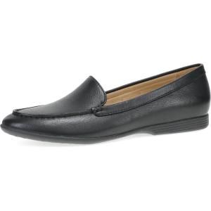 imageDansko Lorri SlipOn Loafers for Women  Comfortable Flat Shoes with Arch Support  Versatile Casual to Dressy Footwear  Lightweight Rubber OutsoleBlack