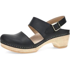 imageDansko Lucia ClosedToe Sandals for Women  Linings from Recycled Materials and Leather for Breathability Lightweight Rubber Outsole for LongLasting WearBlack