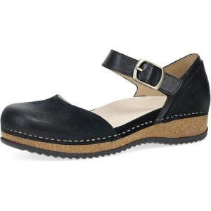 imageDansko Mae Mary Jane for Women  DualDensity CorkEVA Midsole and Lightweight Rubber Outsole Provide Durable and Comfortable Ride on Patented Stapled ConstructionBlack