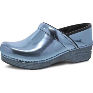 imageDansko Professional Chrome SlipOn Clogs for Women  Rocker Sole and Arch Support for Comfort  Ideal for Long Standing Professionals  Food Service Healthcare ProfessionalsSky