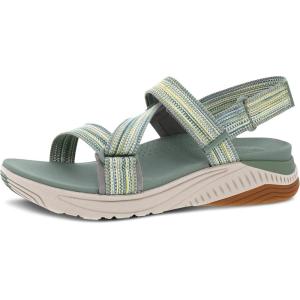 imageDansko Rayna Fully Adjustable Sport Sandal for Women  Lightweight EVA Midsole and Rubber Outsole  Natural Arch Technology for Added Support  Hook and Loop ClosureSage Multi