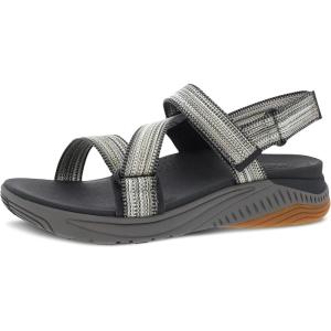 imageDansko Rayna Fully Adjustable Sport Sandal for Women  Lightweight EVA Midsole and Rubber Outsole  Natural Arch Technology for Added Support  Hook and Loop ClosureBlack Multi