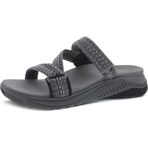 imageDansko Rosette SlipOn Sport Sandal for Women  Lightweight EVA Midsole and Rubber Outsole  Natural Arch Technology for Added Support  Hook and Loop ClosureGrey Multi