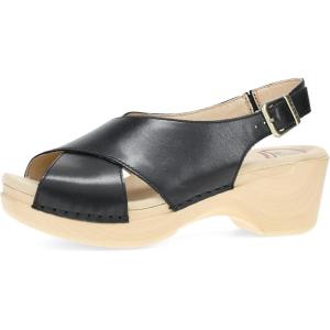imageDansko Sloane Stylish Sandal for Women  Lightweight with Added Arch Support  Durable PU Outsole for LongLasting Wear and ComfortBlack