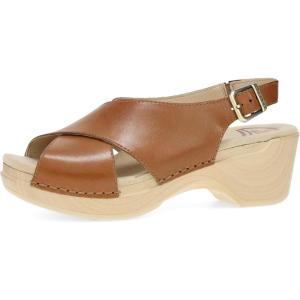 imageDansko Sloane Stylish Sandal for Women  Lightweight with Added Arch Support  Durable PU Outsole for LongLasting Wear and ComfortTan