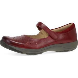 imageDansko Stacy Mary Jane  Lightweight Support in a Versatile Style SlipResistant Rubber Outsole Suitable for Dry Wet and OilyWet SurfacesRed
