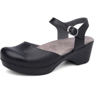 imageDansko Womens Sam Sandals  Comfort Support Womens Dress SandalsBlack Leather