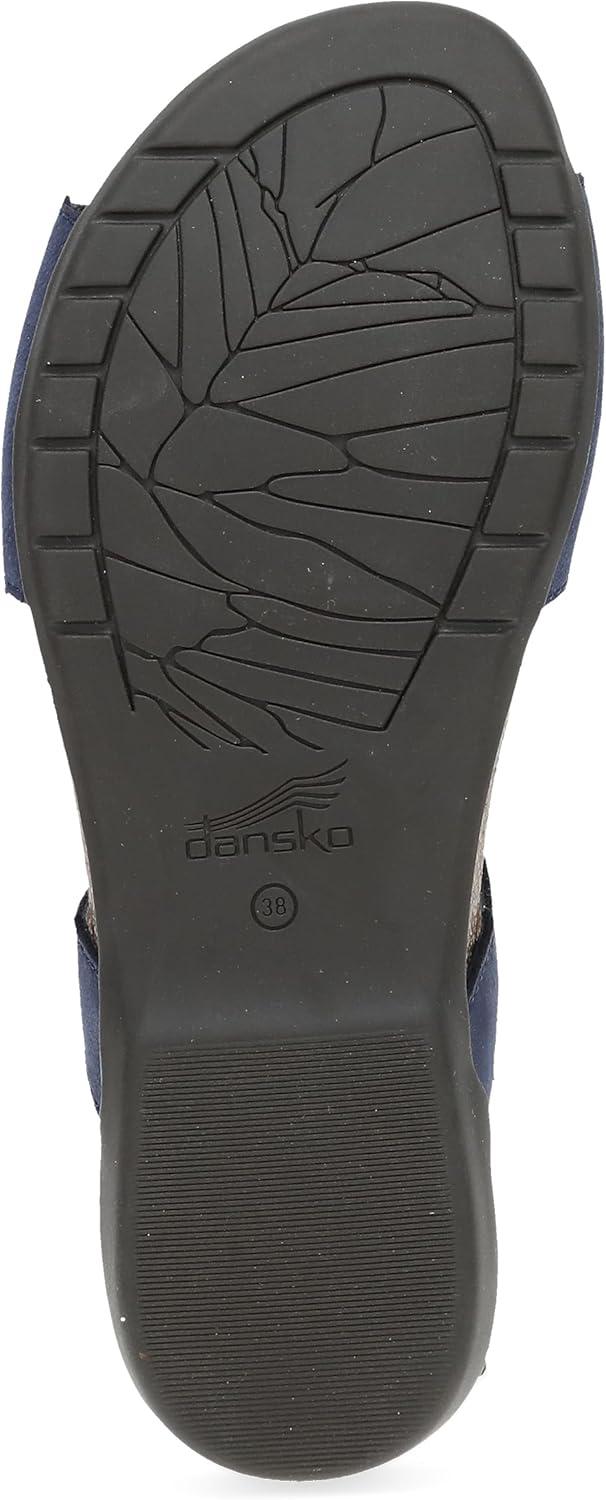 imageDansko Rafferty Sandal for Women  Memory Foam and Cork Footbed for Comfort and Arch Support  Lightweight Rubber Outsole for LongLasting WearNavy