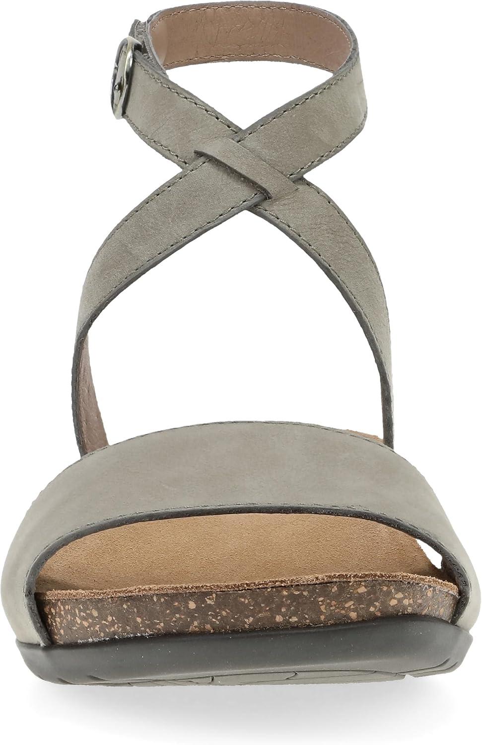 imageDansko Rafferty Sandal for Women  Memory Foam and Cork Footbed for Comfort and Arch Support  Lightweight Rubber Outsole for LongLasting WearTaupe