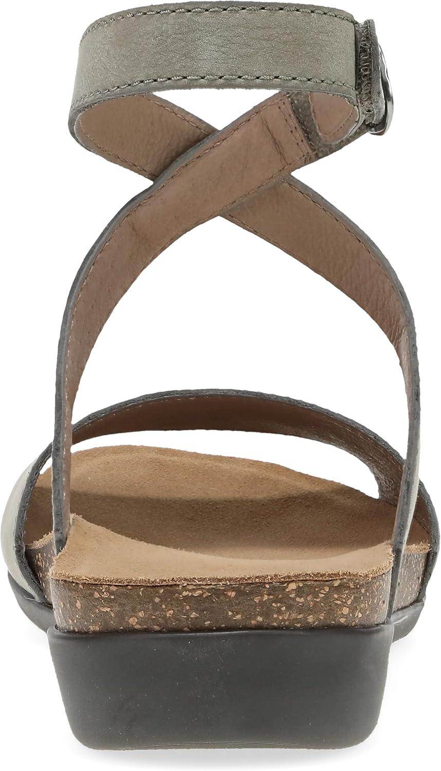 imageDansko Rafferty Sandal for Women  Memory Foam and Cork Footbed for Comfort and Arch Support  Lightweight Rubber Outsole for LongLasting WearTaupe