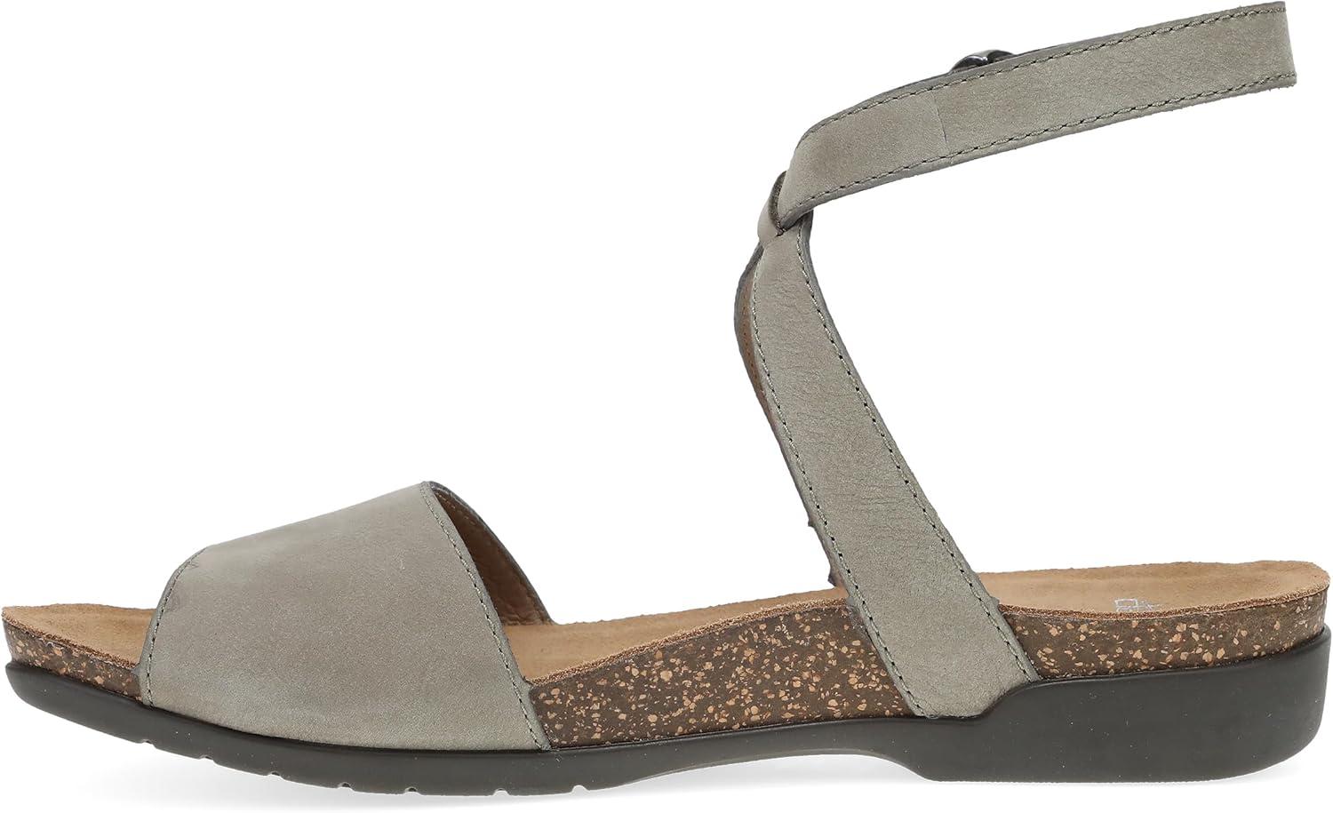 imageDansko Rafferty Sandal for Women  Memory Foam and Cork Footbed for Comfort and Arch Support  Lightweight Rubber Outsole for LongLasting WearTaupe