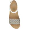 imageDansko Jodie Sandal for Women  Leather Linings and Uppers for AllDay Comfort  DualDensity EVA Footbed and Lightweight Rubber Outsole for LongLasting WearPlatinoWhite