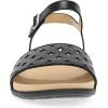 imageDansko Jodie Sandal for Women  Leather Linings and Uppers for AllDay Comfort  DualDensity EVA Footbed and Lightweight Rubber Outsole for LongLasting WearBlack