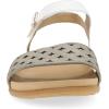 imageDansko Jodie Sandal for Women  Leather Linings and Uppers for AllDay Comfort  DualDensity EVA Footbed and Lightweight Rubber Outsole for LongLasting WearPlatinoWhite