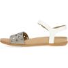 imageDansko Jodie Sandal for Women  Leather Linings and Uppers for AllDay Comfort  DualDensity EVA Footbed and Lightweight Rubber Outsole for LongLasting WearPlatinoWhite