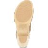 imageDansko Teagan Stylish Peep Toe Sandal for Women  Quality Leathers with Laser Cut Details and a Heel for a Classy AllDay Look  Cushioned Contoured Footbed for AllDay ComfortWhite