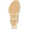 imageDansko Teagan Stylish Peep Toe Sandal for Women  Quality Leathers with Laser Cut Details and a Heel for a Classy AllDay Look  Cushioned Contoured Footbed for AllDay ComfortGunmetal