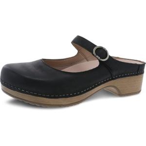 imageDansko Bria SlipOn Mary Jane Mule Clogs for Women  Memory Foam and Arch Support for All Day Comfort and SupportBlack