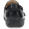 imageDansko Sallie Womens Comfort Shoe  Padded Leather Upper Adjustable Hook and Loop Vamp Comfort Foam Footbed with Arch Support Slip Resistant OutsoleBlack