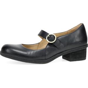 imageDansko Deirdra Womens Mary Jane  Leather Dress Shoe with Arch Support Memory Foam Comfort Crepe Rubber Outsole Comfortable for Flight Attendants Teachers ampamp Office WearBlack