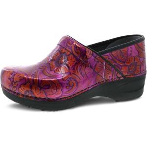 imageDansko XP 20 Clogs  Lightweight SlipResistant Footwear for Comfort and Support  Ideal for Long Standing Professionals  Food Service Healthcare ProfessionalsFuchsia Tooled