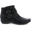 imageDansko Womens Faithe Inside Zip Ankle BootieBlack