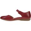 imageDansko Liv DOrsay Mary Jane Flats for Women  Arch Support Soft Leather Adjustable Buckle AllDay Comfort Quality ConstructionRed