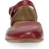 imageDansko Liv DOrsay Mary Jane Flats for Women  Arch Support Soft Leather Adjustable Buckle AllDay Comfort Quality ConstructionRed
