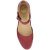 imageDansko Liv DOrsay Mary Jane Flats for Women  Arch Support Soft Leather Adjustable Buckle AllDay Comfort Quality ConstructionRed