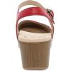 imageDansko Sam Stylish ClosedToe Sandal for Women  Lightweight with Added Arch Support  Durable PU Outsole for LongLasting Wear and Comfort Red 859 M US