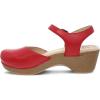 imageDansko Sam Stylish ClosedToe Sandal for Women  Lightweight with Added Arch Support  Durable PU Outsole for LongLasting Wear and Comfort Red 859 M US