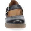 imageDansko Sandy Wedge Mary Jane for Women  Durable Waterproof Leathers and LeatherStacked Heel  Adjustable Hook ampamp Loop Strap with Buckle DetailBlack
