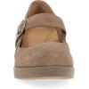 imageDansko Sandy Wedge Mary Jane for Women  Durable Waterproof Leathers and LeatherStacked Heel  Adjustable Hook ampamp Loop Strap with Buckle DetailMorel