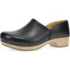 imageDansko Brenna Slip On Clogs for Women  Memory Foam and Arch Support for All Day Comfort and Support  Lightweight EVA Oustole for LongLasting WearBlackTan