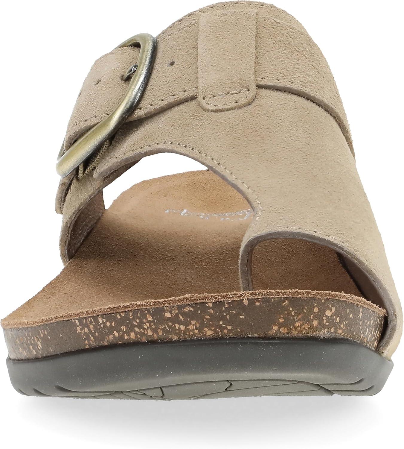 imageDansko Rylee Sandal for Women  Memory Foam and Cork Footbed for Comfort and Arch Support  Lightweight Rubber Outsole for LongLasting WearSand Suede