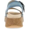 imageDansko Bianca Platform Sandal for Women  Memory Foam and Suede Wrapped Footbed for an Extra Plush Comfort and SupportBlue