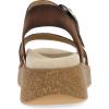 imageDansko Bianca Platform Sandal for Women  Memory Foam and Suede Wrapped Footbed for an Extra Plush Comfort and SupportBrown