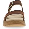imageDansko Bianca Platform Sandal for Women  Memory Foam and Suede Wrapped Footbed for an Extra Plush Comfort and SupportBrown