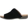 imageDansko Rylee Sandal for Women  Memory Foam and Cork Footbed for Comfort and Arch Support  Lightweight Rubber Outsole for LongLasting WearBlack Suede