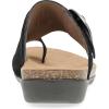 imageDansko Rylee Sandal for Women  Memory Foam and Cork Footbed for Comfort and Arch Support  Lightweight Rubber Outsole for LongLasting WearBlack Suede